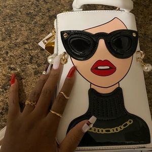 Lady Face crossbody bag